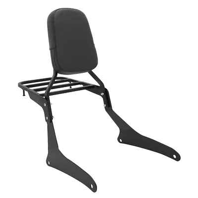 $102.75 • Buy Backrest Sissy Bar Luggage Rack Fit For Yamaha V-Star 950 1300 XVS1300A 2007-up