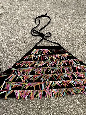 Primary Stand Out Triangle Halter Neck Top • £5