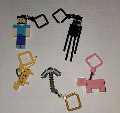 Lot Of 5 Minecraft Keychains • $9