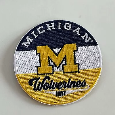 The University Of Michigan Wolverines Vintage Embroidered Iron On Patch 3  X 3” • $6.99