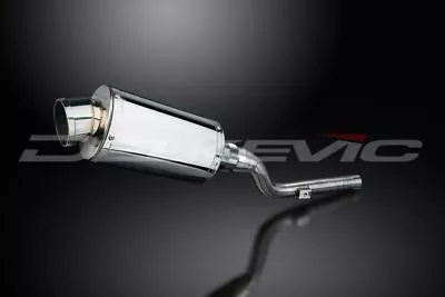 Delkevic 9  Stainless Oval Slip On Muffler - Yamaha XT225 1986-2007 Exhaust • $239.99