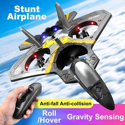 Gravity Sensing Remote Control Plane 2.4GHz Foam Helicopter Quadcopter  Face • $48.24