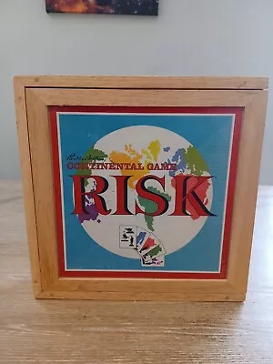 RISK Continental Game 2003 Nostalgia Game Series In Wooden Box 41631 Parker Bros • $20.11