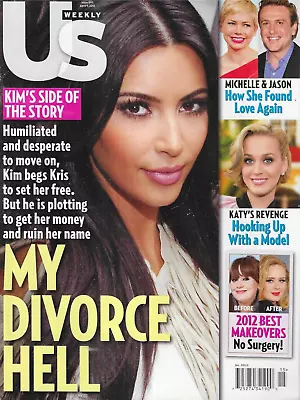 Us Weekly Magazine Kim Kardashian Best Makeovers Katy Perry Michelle Williams • $13.45