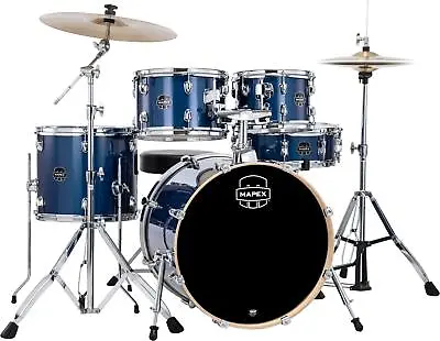 Mapex Venus 5-piece Fusion Complete Drum Set - Blue Sky Sparkle • $659