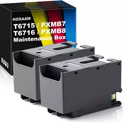 HOSAAM T6715 T6716 Ink Maintenance Box For Workforce WF-3820 WF-4830 WF-4730 WF- • $30.22
