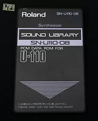 Roland Sound Library SN-U110-08 Synthesizer / Synthesiser PCM DATA ROM FOR U-110 • $139