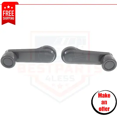 New Set Of 2 Window Cranks Front Driver & Passenger Side Coupe 8076001G2 Pair • $10.49