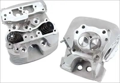 S&S Cycle Super Stock 89CC Silver Cylinder Heads For Harley Twin Cam 06-16 • $1549.76