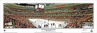 Chicago Blackhawks 2013 Stanley Cup Final Game 1 W/ Insert Panoramic Poster 4038 • $49.95