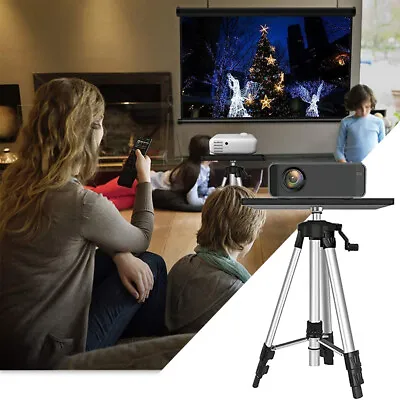 $39.99 • Buy Strong Thicken Aluminium Projector Stand Height Adjustable Tripod Stand W/ Plate