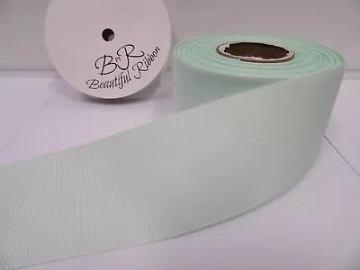 50mm Grosgrain Ribbon 2 Metres Or 20 Metre Roll Double Side Ribbed UK 2  2 Inch • £2.50