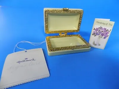 Hallmark Letter Mail Envelope Hinged Trinket Keepsake Box NEW Tag 3x2 • $11