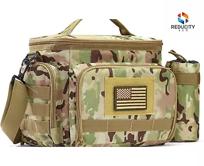 Tactical Lunch Box For Men Insulated Lunch Bag For Men Adult Large Lunch Coole • £35.19