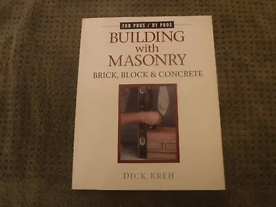 Building With Masonary : Brick Block And Concrete • $15