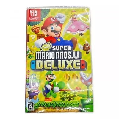 Nintendo Switch New Super Mario Bros. U Deluxe Used Tested Working NTSC-J Japan • $192.54