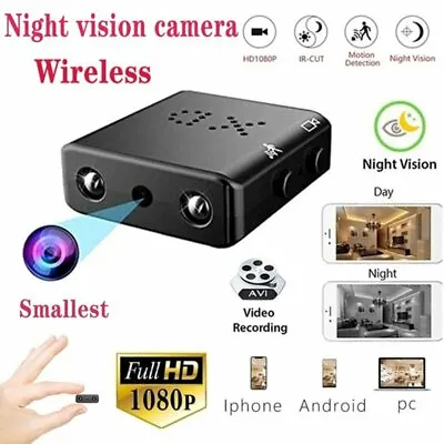 1080P HD Mini Wireless IP Hidden Spy Camera Security Cam DV Monitor Night Vision • $26.59