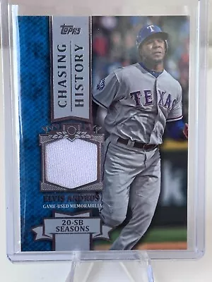 2013 Topps Chasing History Relics #EA Elvis Andrus S2 • $6