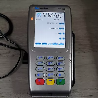 Verifone VX680 3G Credit Card Terminal - M268-793-C6-USA-3  • $8