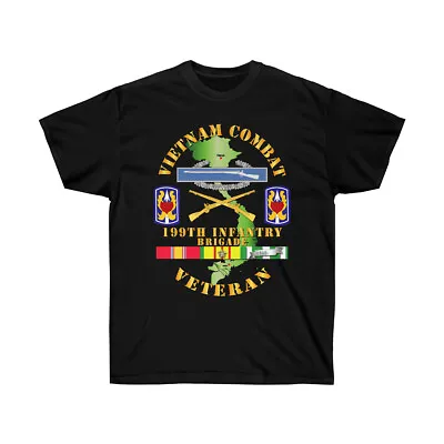 Classic - Unisex Ultra Cotton Tee - Vietnam Combat Infantry Veteran W 199th Inf • $21.60