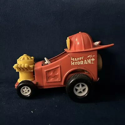 Topper Happy Hydrant Fire Truck Metal Toy Vehicle Vintage • $4