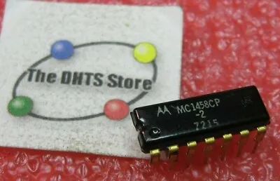 MC1458CP-2 Motorola Dual OpAmp IC DIP 16-Pin Plastic Date 7215 Rare - NOS Qty 1 • $8.99