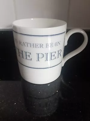 I'd Rather Be  On The Pier  Fine Bone China Mug Stubbs Mugs • £5