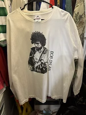 Vintage Bob Dylan “Never Ending College Tour” 2004 Longsleeve Shirt Size XL! • $50