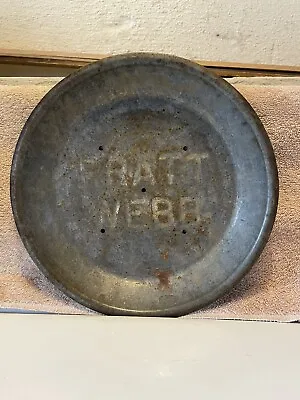 Vintage RARE Pratt Webb Pie Tin Metal 8” Pie Pan • $3.99