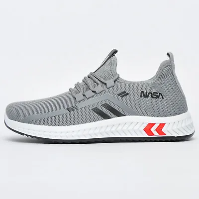 £20.24 • Buy NASA Galaxy One Men's Gym Fitness Workout Casual Sports Trainers Grey