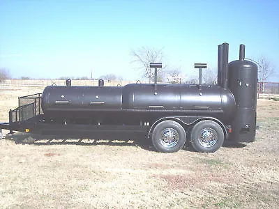 NEW Reverse Flow BBQ Pit Charcoal Grill Smoker Concession Trailer • $16150