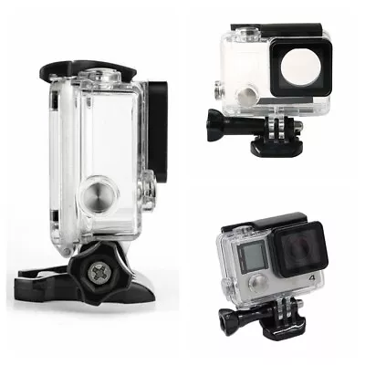 Underwater Housing Standard Waterproof Protective Case Fit For GoPro Hero 4 3+ 3 • $16.47