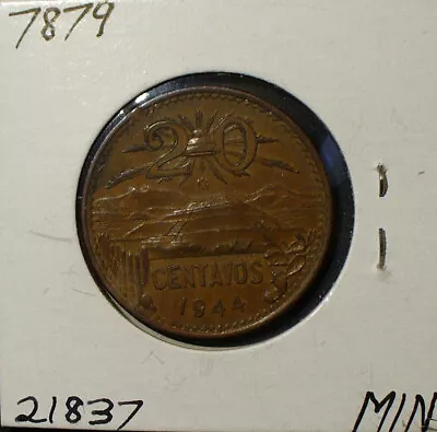 Mexico 1944 20 Centavos Coin • $5