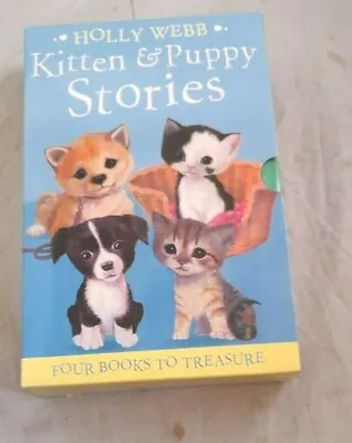 Holly Webb Kitten And Puppy Stories Box Set 4 Book Bundle • £8.50