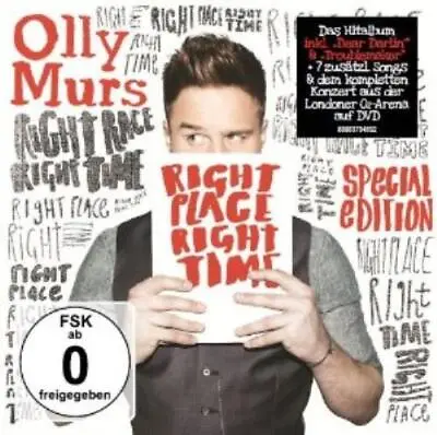Olly Murs : Right Place Right Time CD Special  Album With DVD 2 Discs (2013) • £2.19