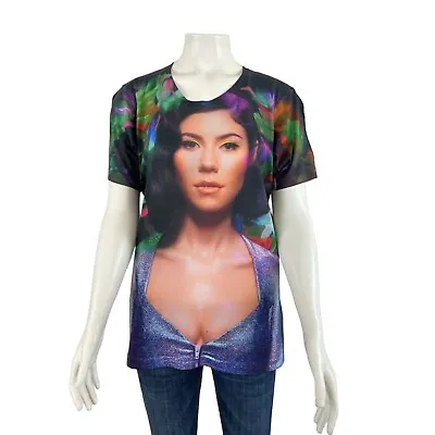 Marina And The Diamonds Sublimation T-Shirt Small Neon Nature Short Sleeve • $20