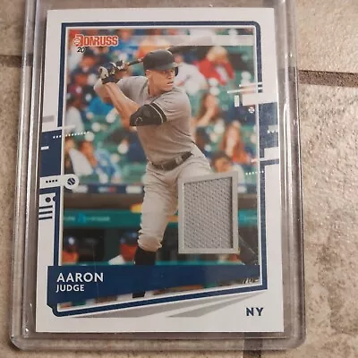 2020 Panini Donruss Baseball Aaron Judge Patch Relic DM-AJ Yankees • $10