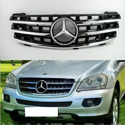 Front Grille For 2005-2008 Mercedes Benz ML-Class W164 ML320 ML350 ML550 Grill • $179.99