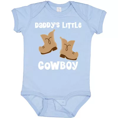 $19.99 • Buy Inktastic Daddys Little Cowboy Western Boots Boys Infant Creeper Cute Apparel
