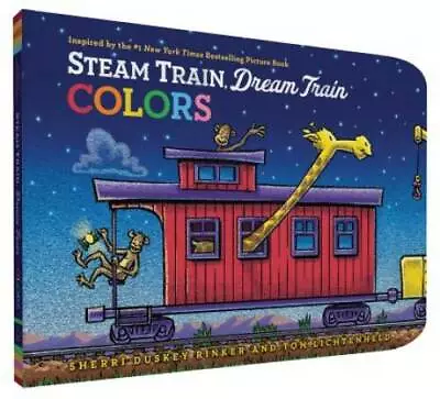 Steam Train Dream Train Colors - Board Book By Rinker Sherri Duskey - GOOD • $4.51