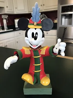 Disney Mickey Mouse Bandleader Bobble Head And Hands 10  Tall • $24.99