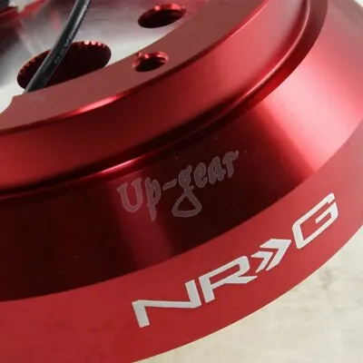 For Nissan/Maxima/Sentra/Altima NRG Steering Wheel 6-Hole Short Red HUB Adapter • $122