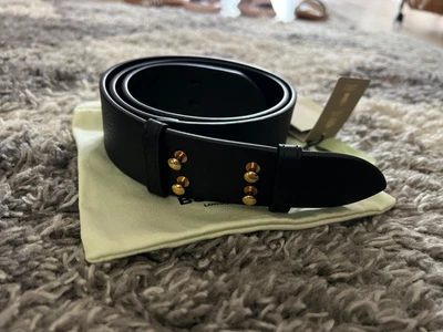 £79 • Buy New Burberry Calf Leather Black Belt