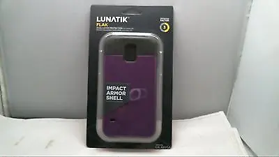 $5.97 • Buy LUNATIK FLAK Dual Layer Armor Shell Case For Samsung Galaxy S 5 S5 Purple/Black