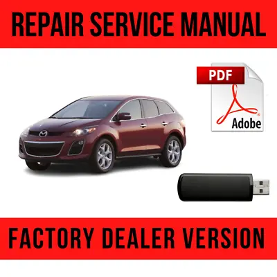 $16.49 • Buy Mazda CX7 Grand Touring Cx-7 2010 Factory Repair Manual USB