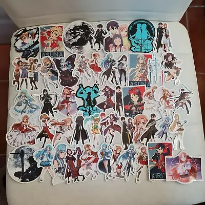 $18 • Buy SAO Sword Art Online Anime 50pc High Quality Stickers - Glossy (B)