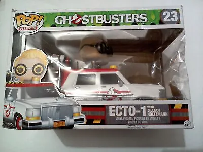Ghostbusters 2016 Ecto-1 Jillian Holtzmann Funko Pop! Rides Vinyl Figure • £19.99
