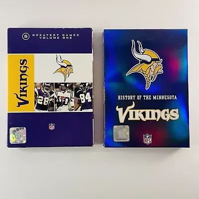 History Of The Minnesota Vikings & 5 Greatest Games Volume One (DVD) NFL • $99.99