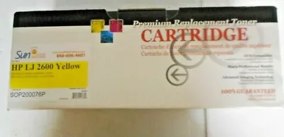 Premium Replacement Q6002A  Hp LJ 2600 Yellow Toner Cartridge • $24.99