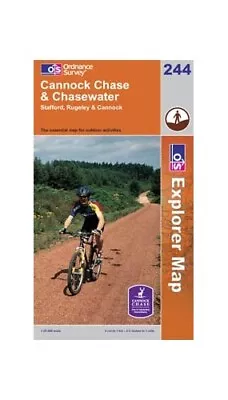 By Ordnance Survey Cannock Chase & Chase... By Ordnance Survey Sheet Map Folded • £8.99